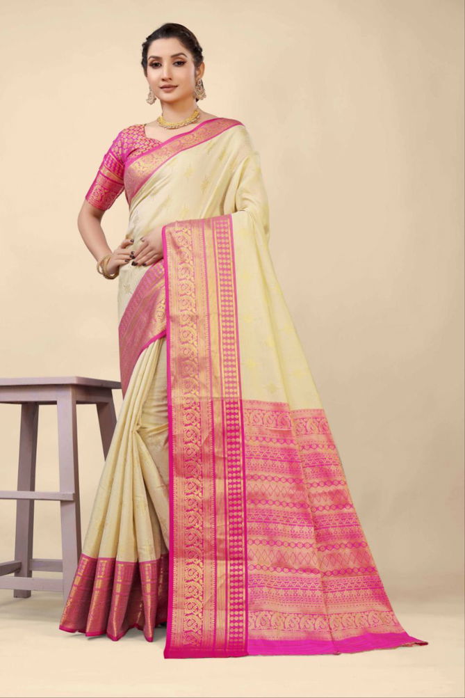 MS New Gola Tissue 2 Weaving Silk Sarees Catalog